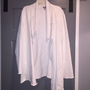 J. Jill White Cardigan. Size Large.